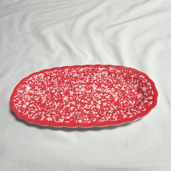 The Pioneer Woman Melamine Platters – Coral & Turquoise | Set of 2 - Picture 3 of 8